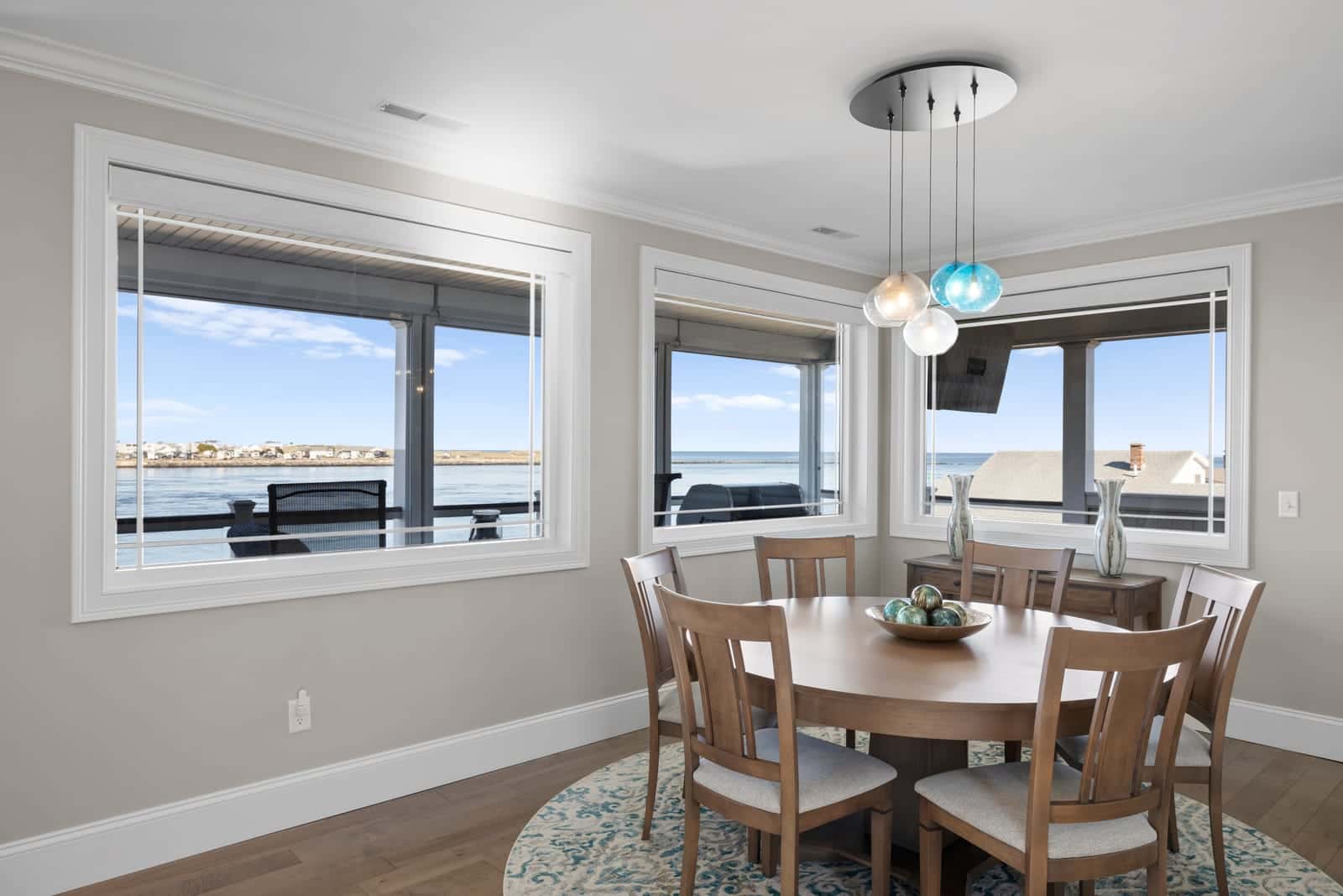 Living space interior at a home in Seabrook, New Hampshire